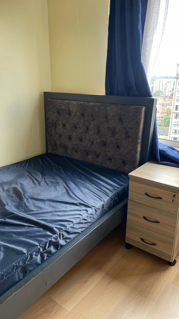  4×6 High Density Bed & Mattress Set