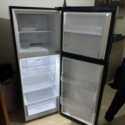 CLEAN 211LITRES DOUBLE DOOR HAIER FRIDGE