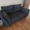 Custom-Made Grey 2-Seater Sofa
