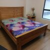 5 BY 6 SOLID WOOD BED FRAME