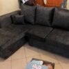Dark Grey 4 Seater L-shaped sofa