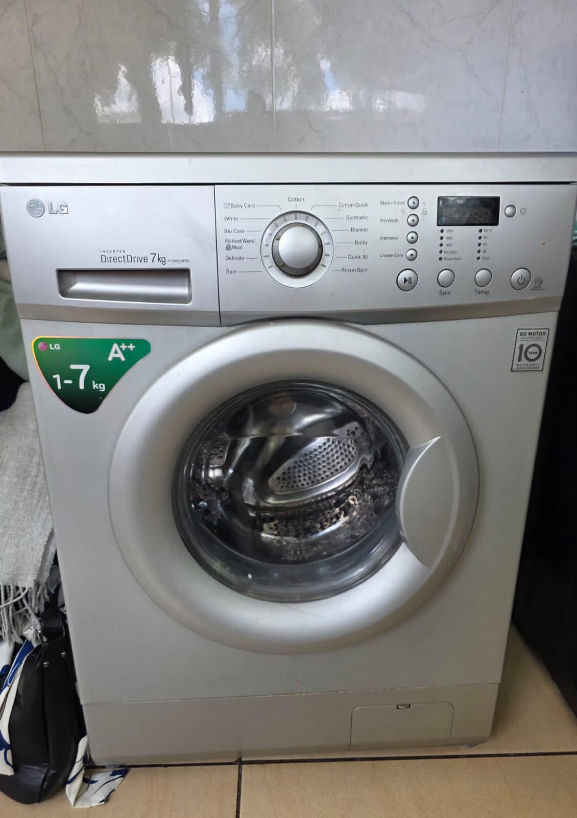 Lg 7kg Front Load Washing Machine