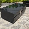 Black Glass Top Coffee Table