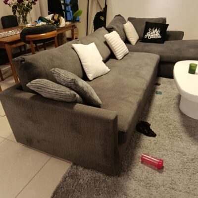 Spacious 7-Seater L-shaped Sofa Set