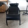 Salon Shampoo Chair With Black Ceramic Sink