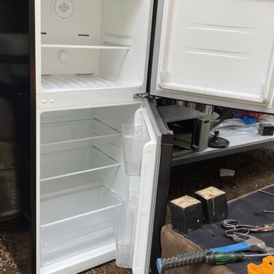Used 188L Von Double Door Fridge