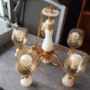 Golden 5-Light Chandelier On Sale
