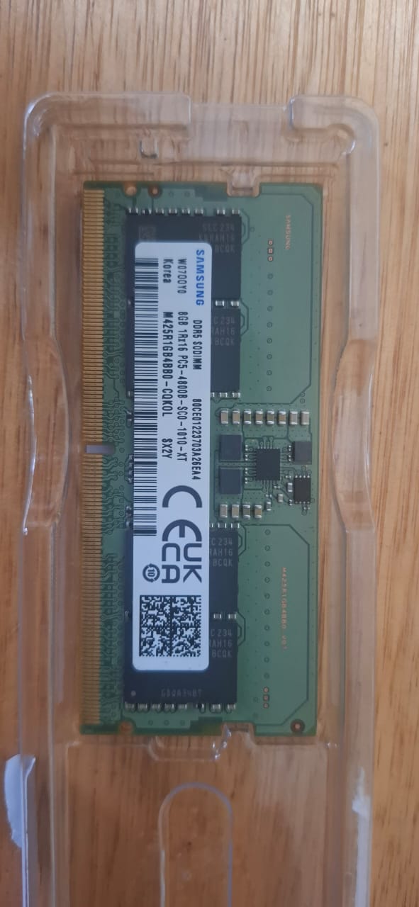 Samsung 8GB DDR5 4800MHz Laptop RAM (SO-DIMM) – 2 Sticks Available