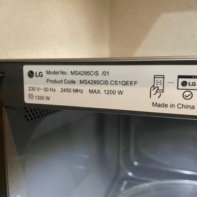 Elegant LG NeoChef Microwave (Model No. MS4295CIS)