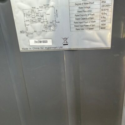 Clean Twin Tub Ramtons RW/215 Washing Machine