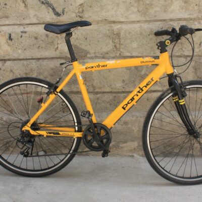 Modern Yellow Panther Bike