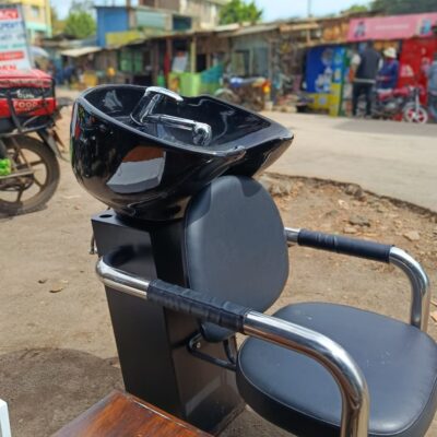 Salon Shampoo Chair With Ceramic Sink