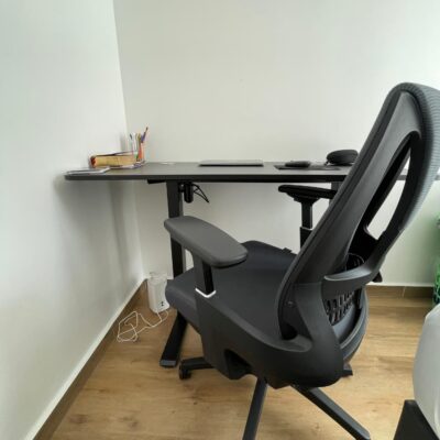 1.2M Adjustable Desk & Dignity Executive Chair