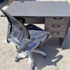 0.9m Modern Director’s Desk with Integrated Storage plus office chair