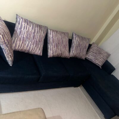 6 Seater blue Sectional sofa