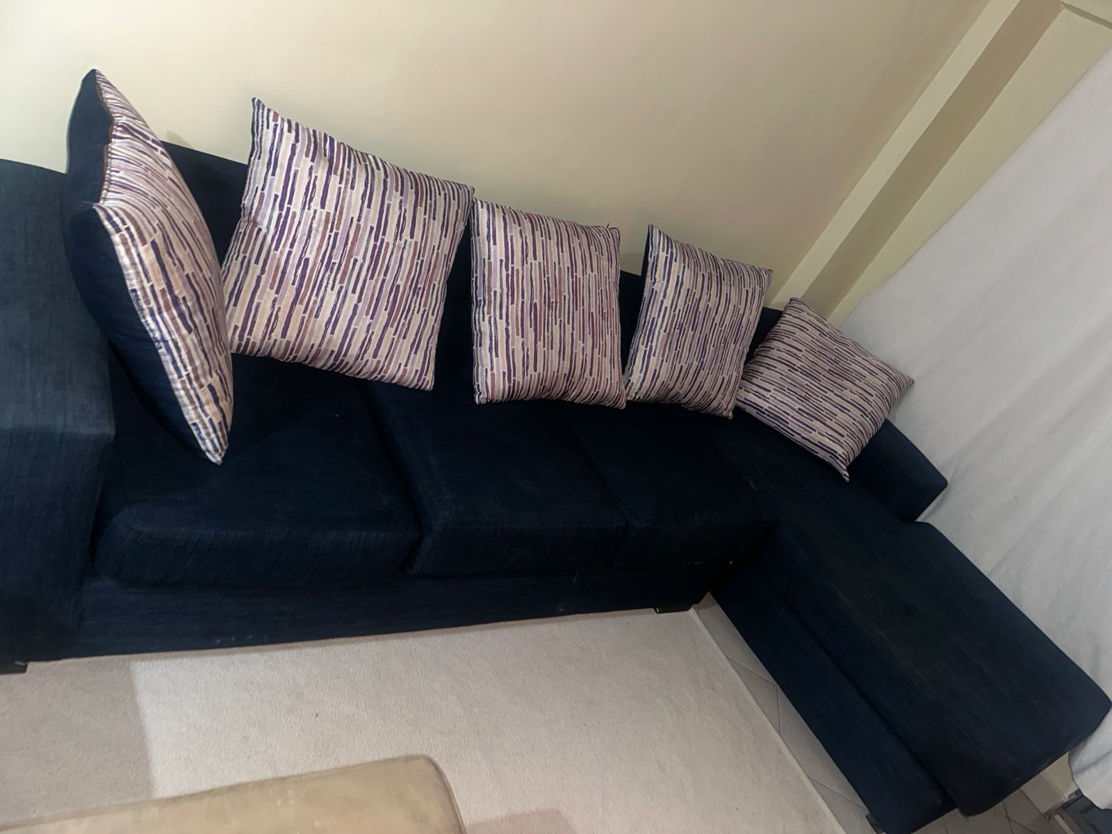 5 Seater blue Sectional sofa 2 6 Seater blue Sectional sofa