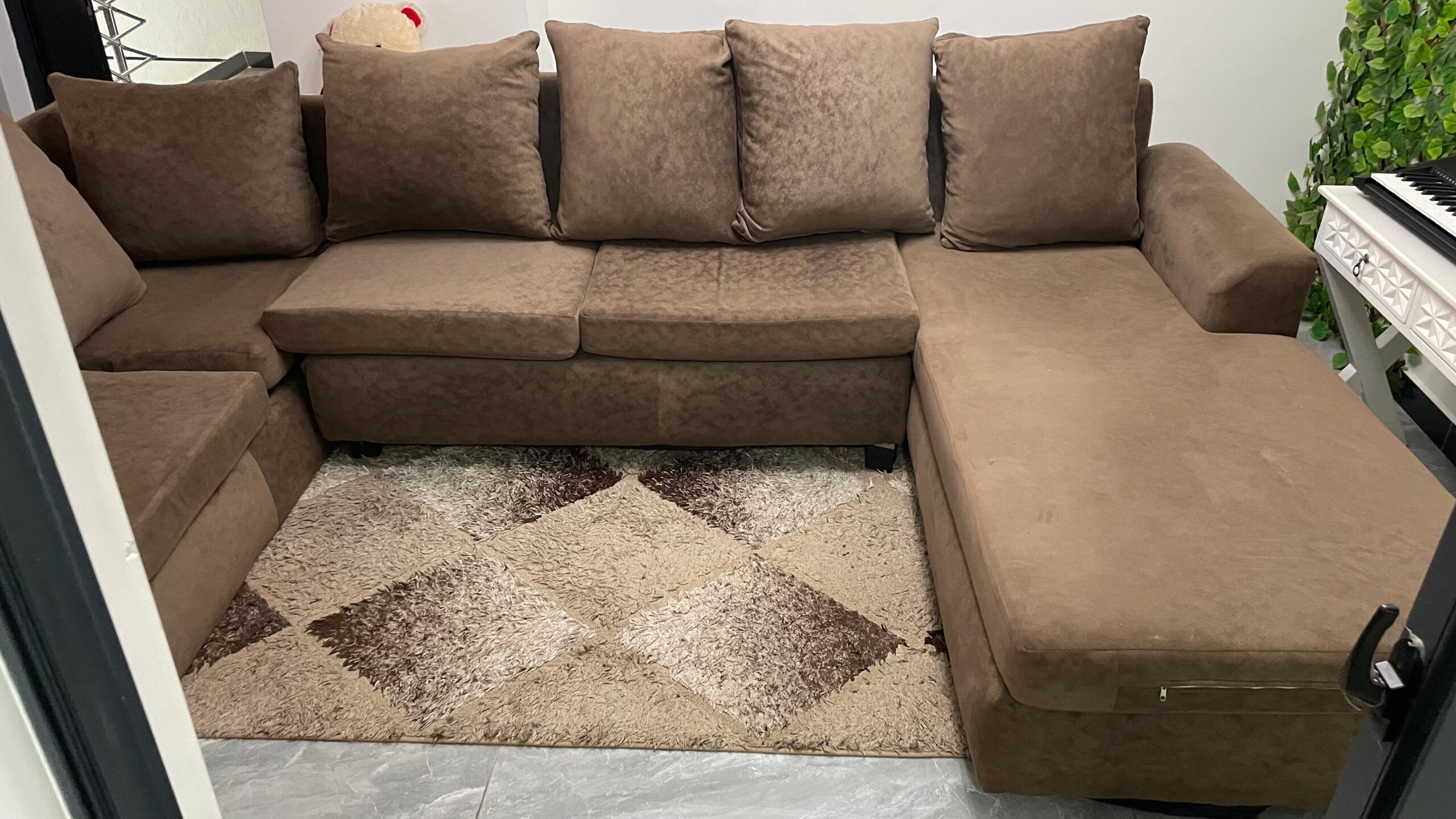 6 Seater U-Shaped Sofa Set | Corido Marketplace