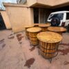 5 Handcrafted Barrel Bar Tables