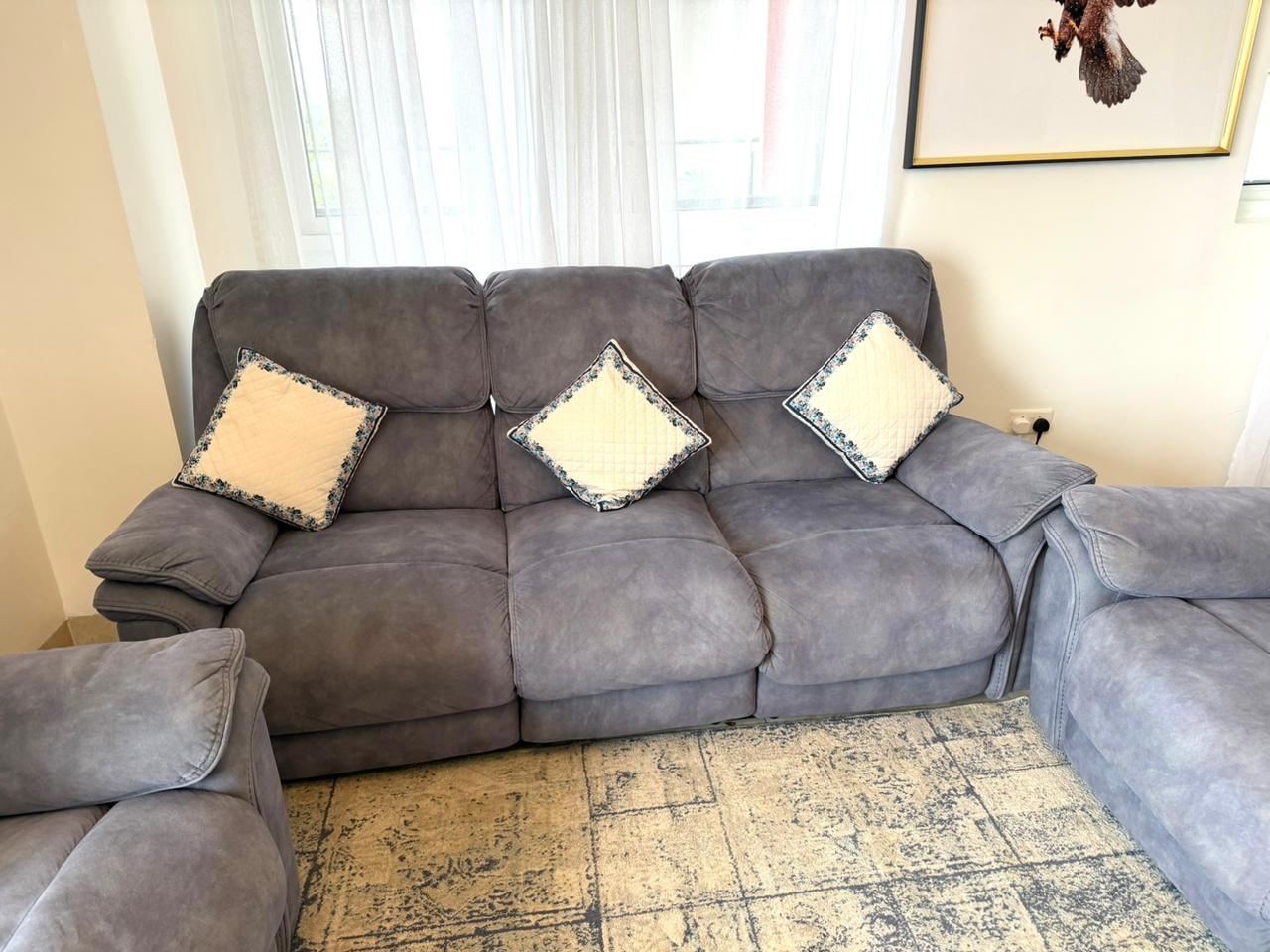 Elegant 6-Seater Recliner Set