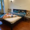 5 by 6  Brown Wooden bed and Mattress