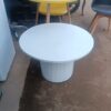Minimalist Round White Table