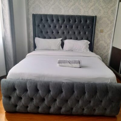 Comfortable 5 by 6 Chester Beds + Mattress - 3 Pieces remaining