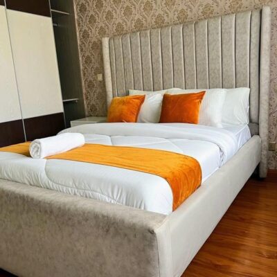 Comfortable 5 by 6 Chester Beds + Mattress - 3 Pieces remaining