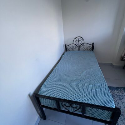 3*6 Mettallic bed plus mattress