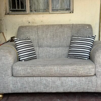 Stylish 2 Seater Grey Sofa