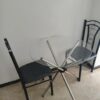 2 Seater Outdoor Set with a Tempered Glass Table