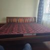 Clean 6*6 Wooden Bed Frame plus Orthopaedic Mattress on sale