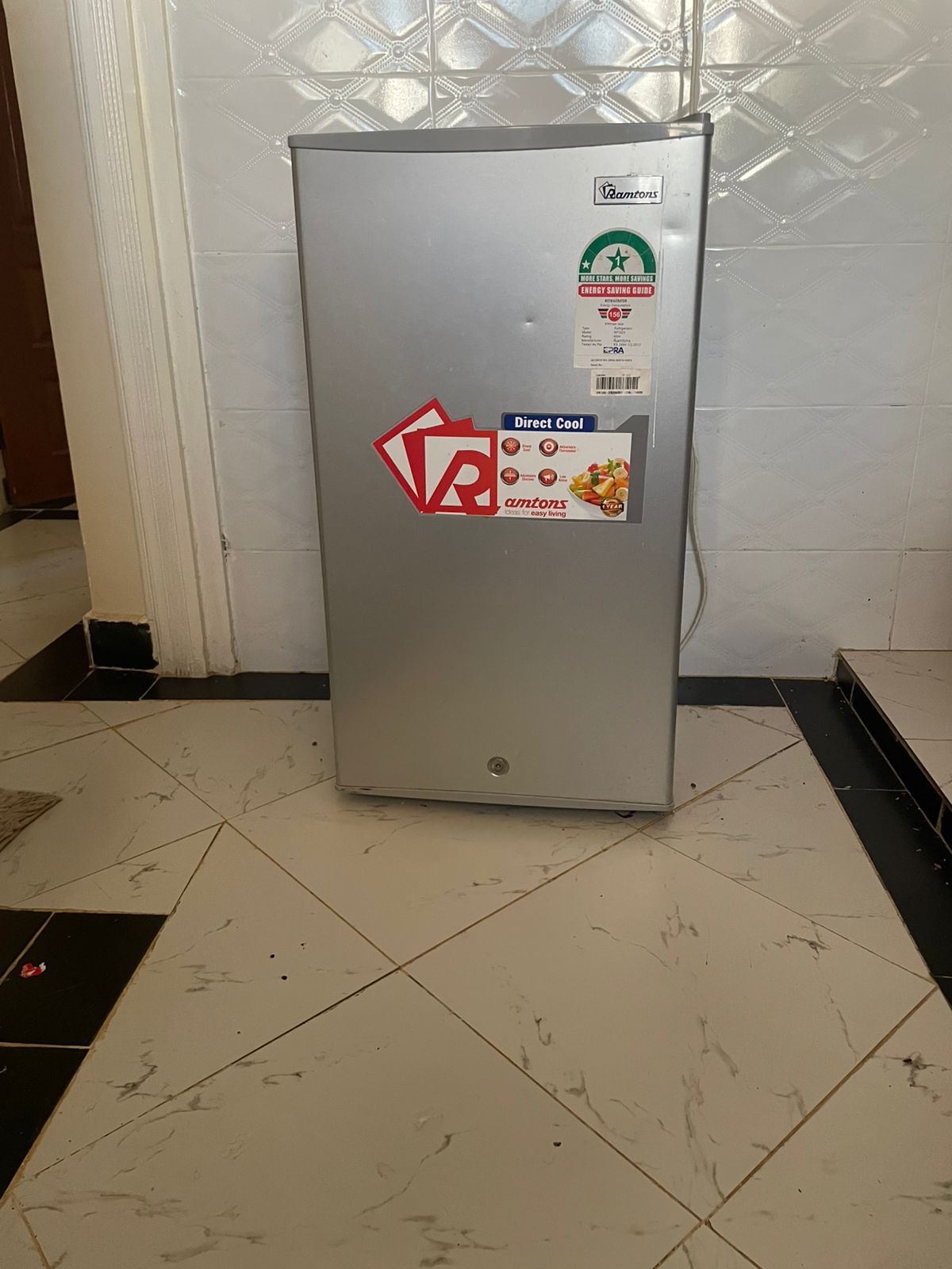 Clean 93L Ramtons Mini Fridge