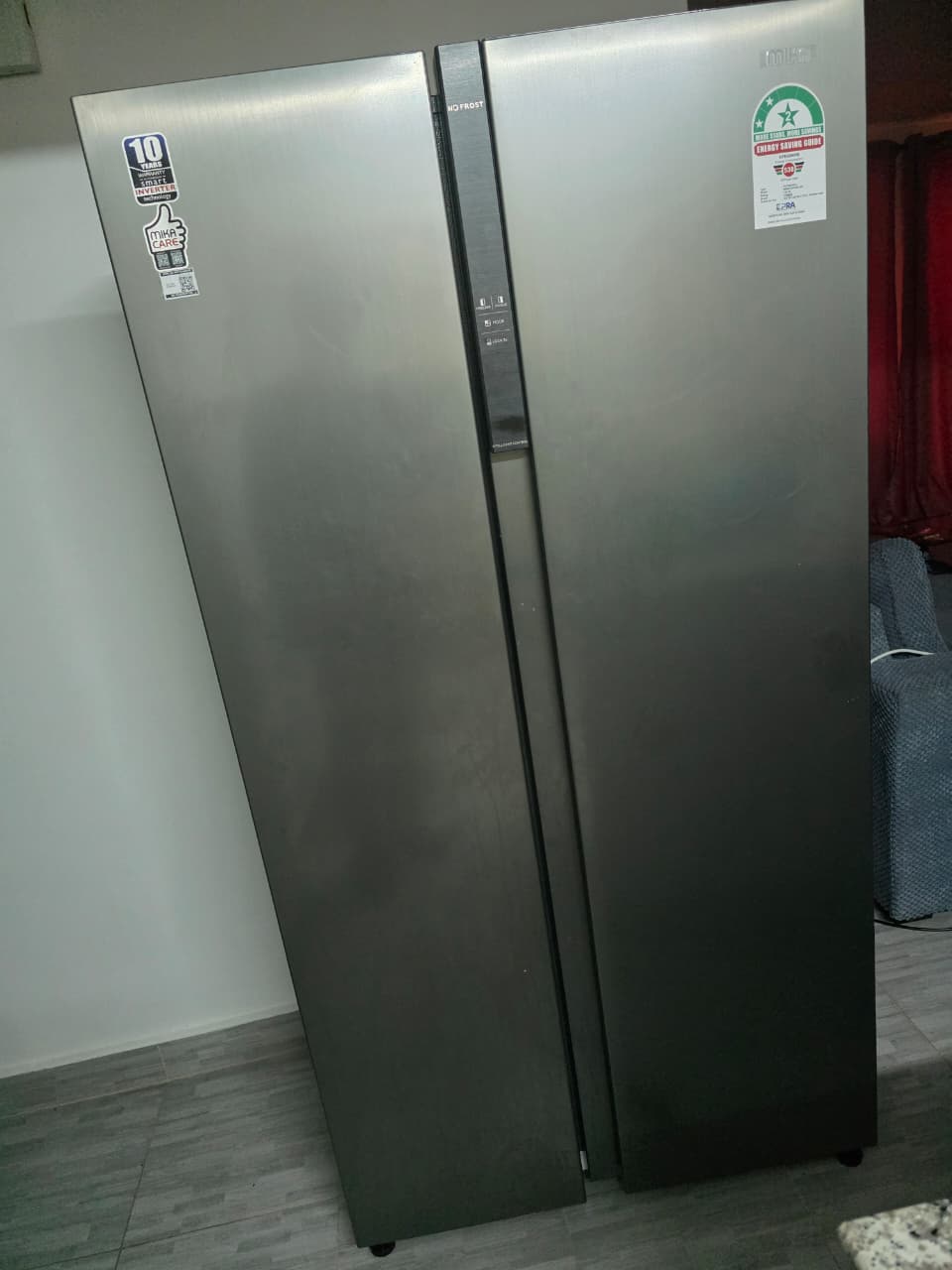 Clean Mika Side-by-Side Fridge 442L (MRNF2D442XLBV) 2 Clean Mika Side-by-Side Fridge 442L (MRNF2D442XLBV