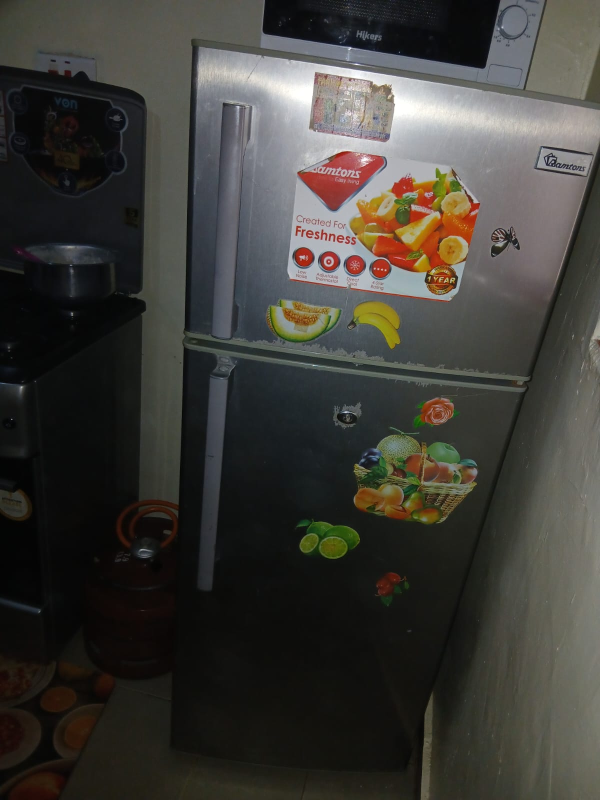 Clean Ramtons 213L Double Door Fridge