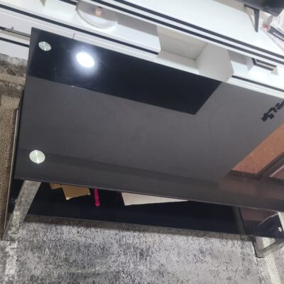 Black tempered glass coffee