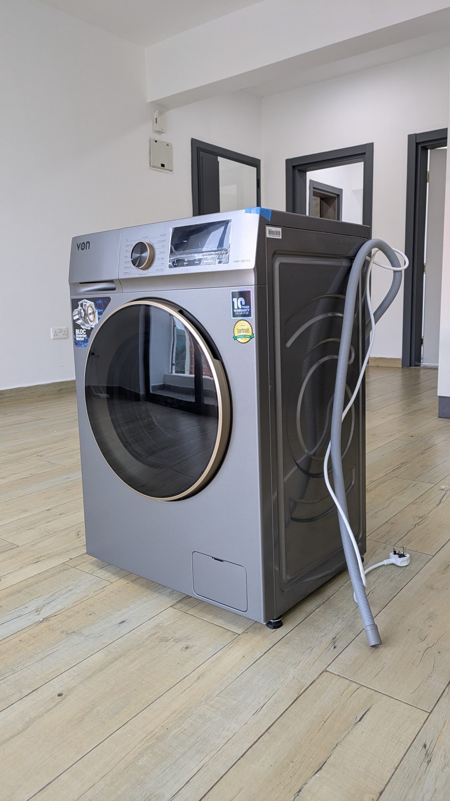 Clean Von VWM-08FVTS 8KG Inverter Washing Mashine