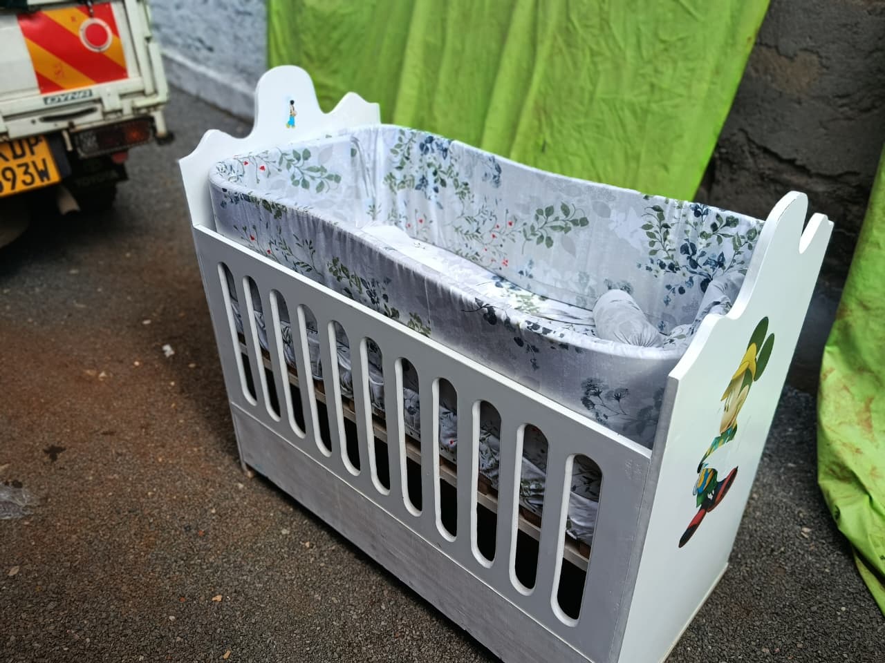 Wooden Baby Cot