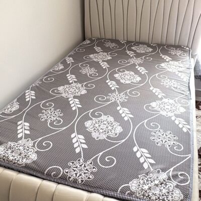 3*6 Upholstered Bed Frame & Deluxe Mattress