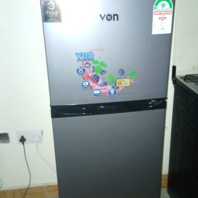 VON VART-19DHS DOUBLE DOOR FRIDGE 138L