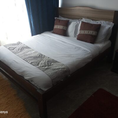 5 By 6 Wooden Brown Bed