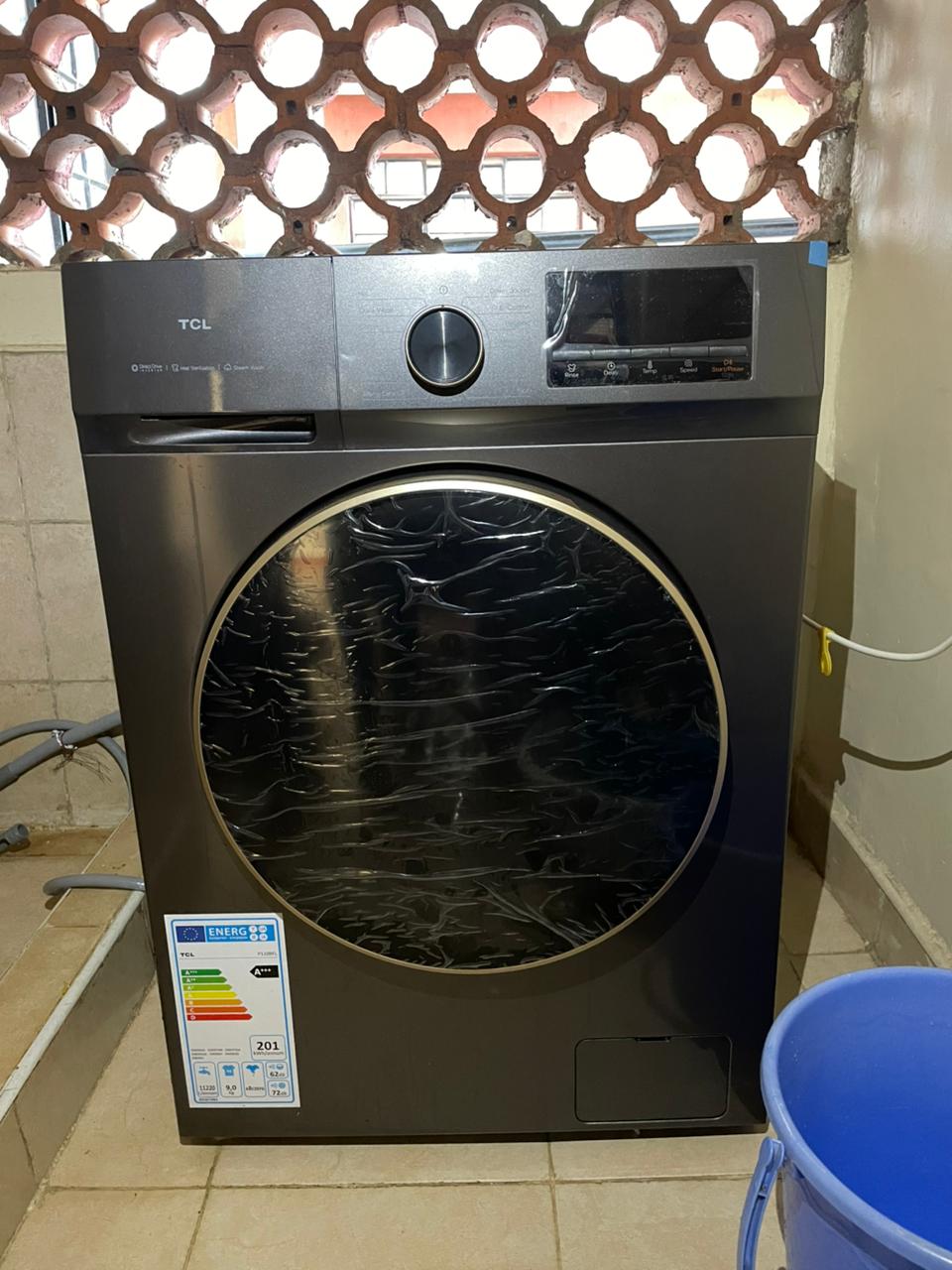 Clean 9kg TCL Front-Load Washing Machine
