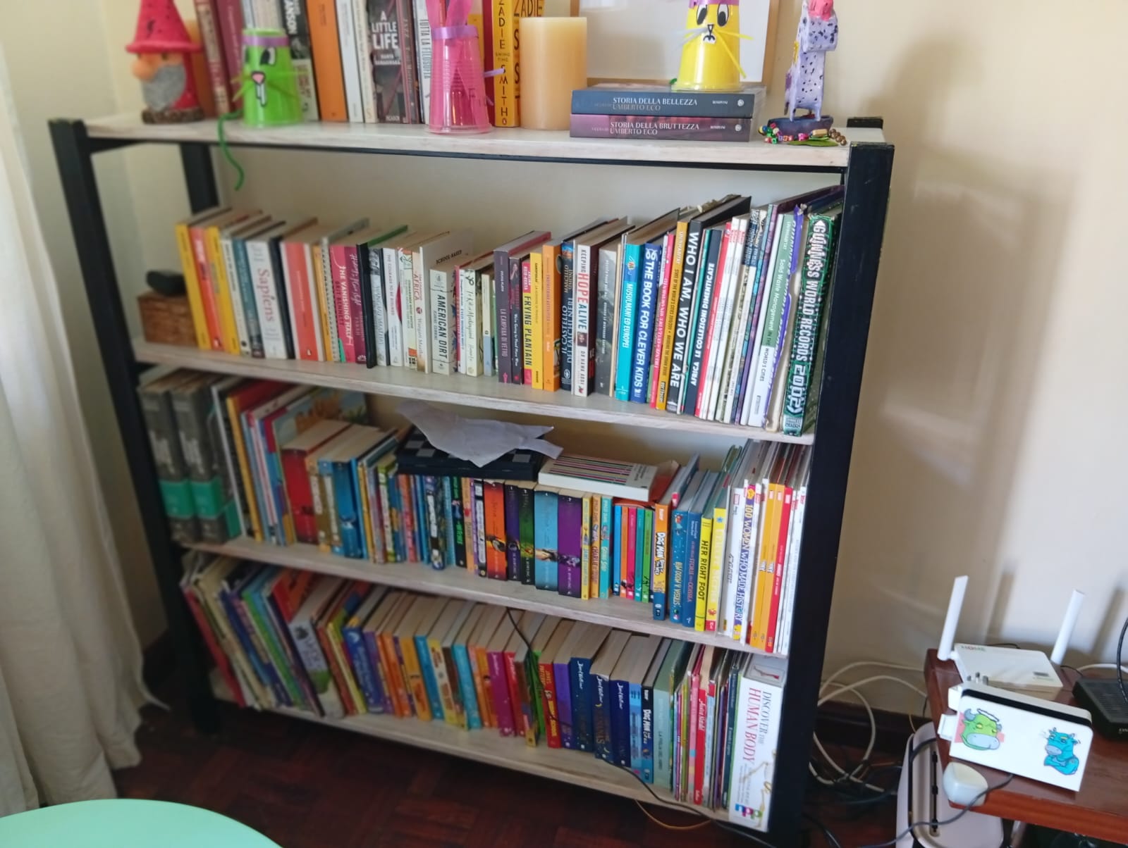 Cool Industrial-Style Bookshelf 