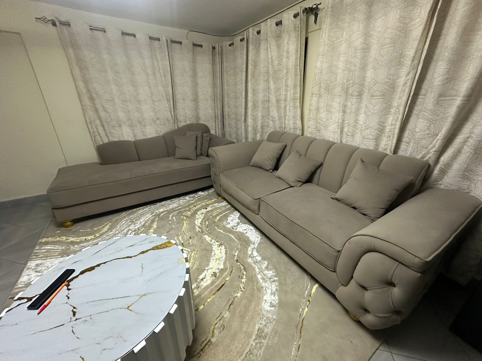 Comfortable 3 Seater Sofa plus a Sofa Bed