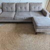 Convertible Sectional Sofa with Ottoman