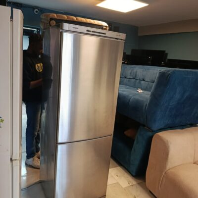 313L Siemens Stainless Bottom Freezer EX UK Fridge