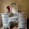 Dressing table with mirror