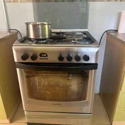 Ariston Electric Cooker with 3 Burner Gas Cooker