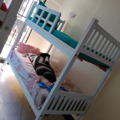 White 3x6 Double Decker Bed