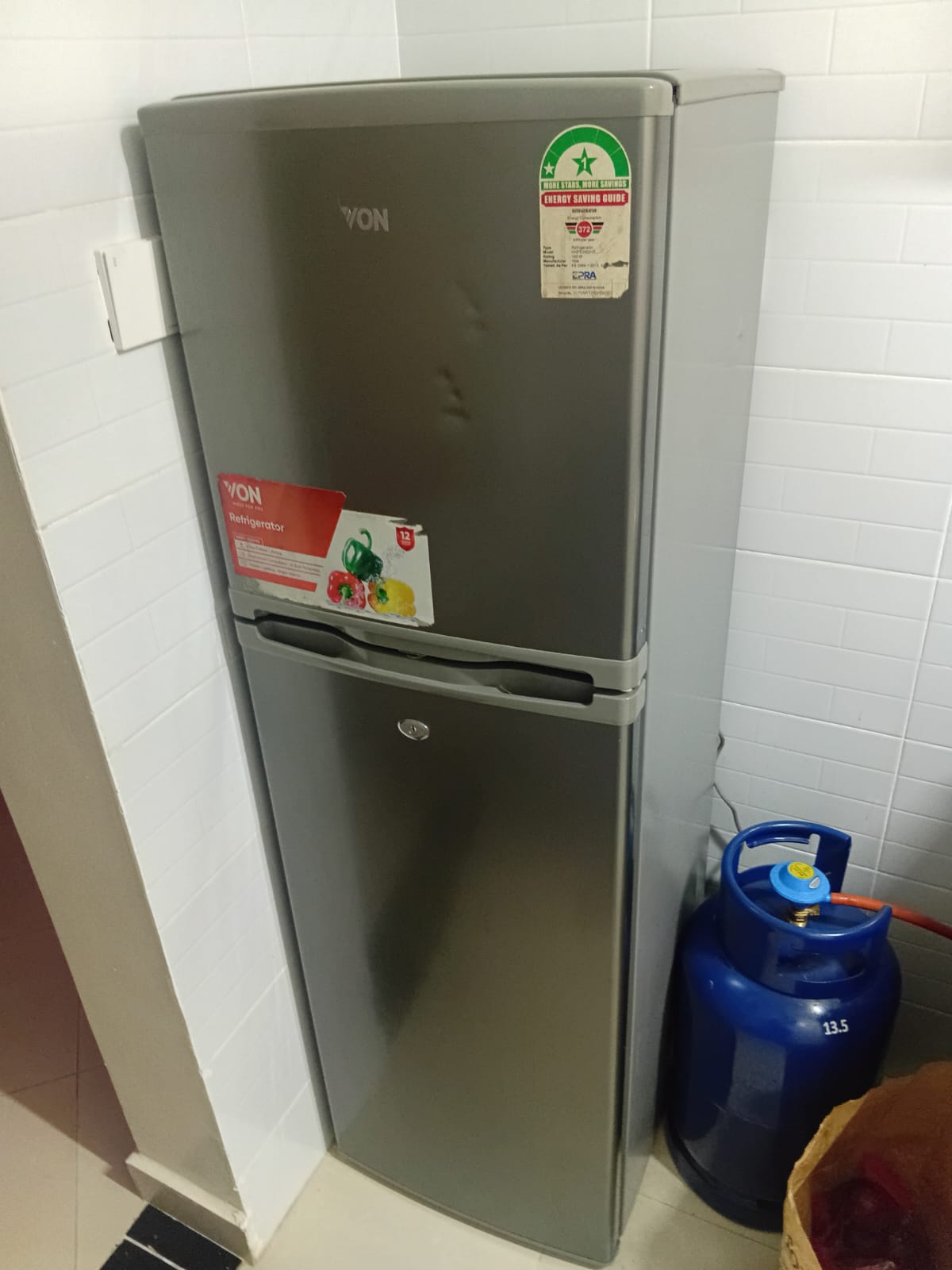 Reliable VON 170L Double Door Fridge