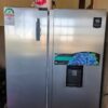 Clean 514l Side by Side Hisense Fridge on sale